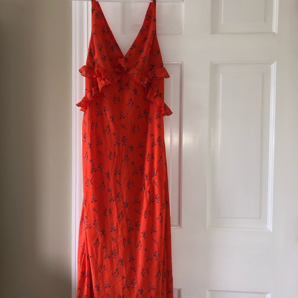 UO floral maxi dress
